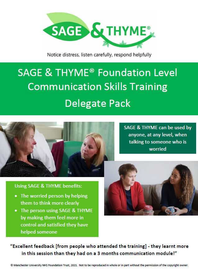Image of SAGE and THYME training digital pack