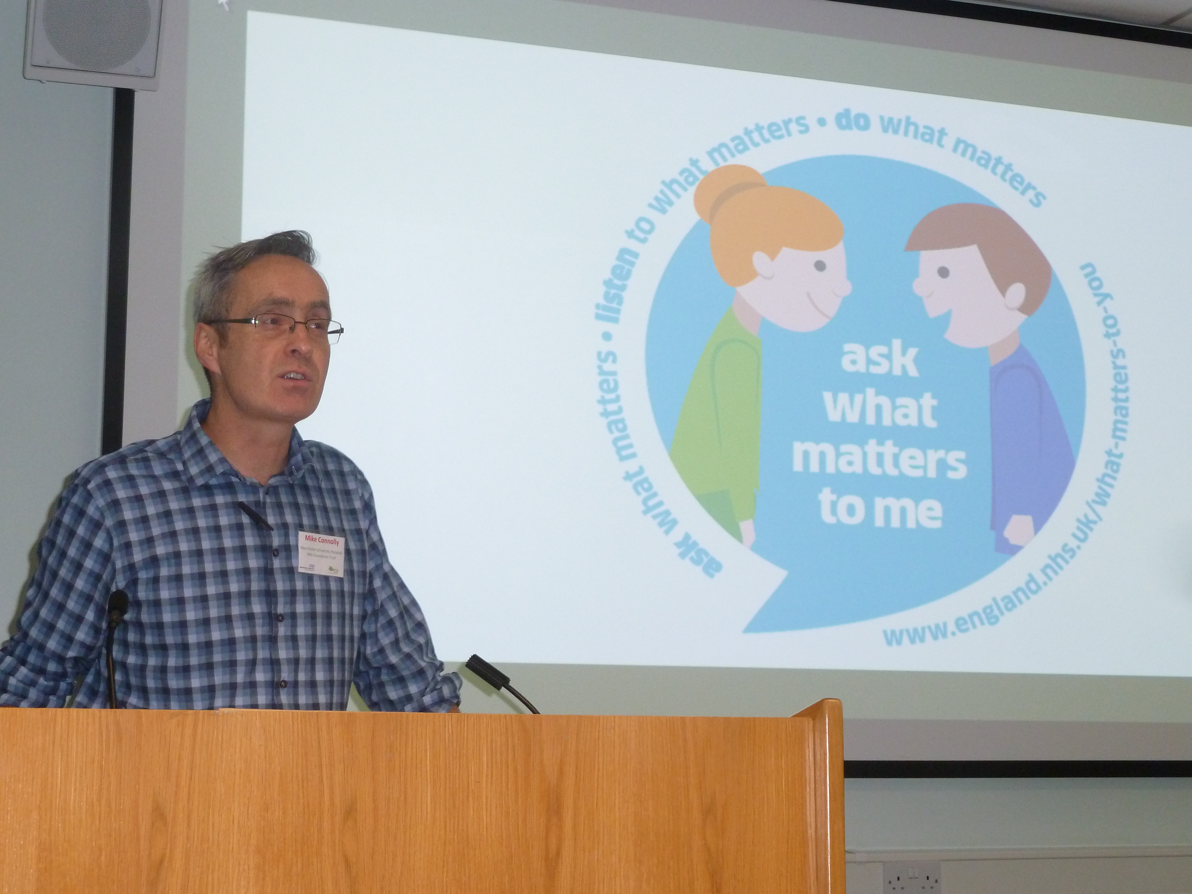 Mike speaking at 2018 Study Day